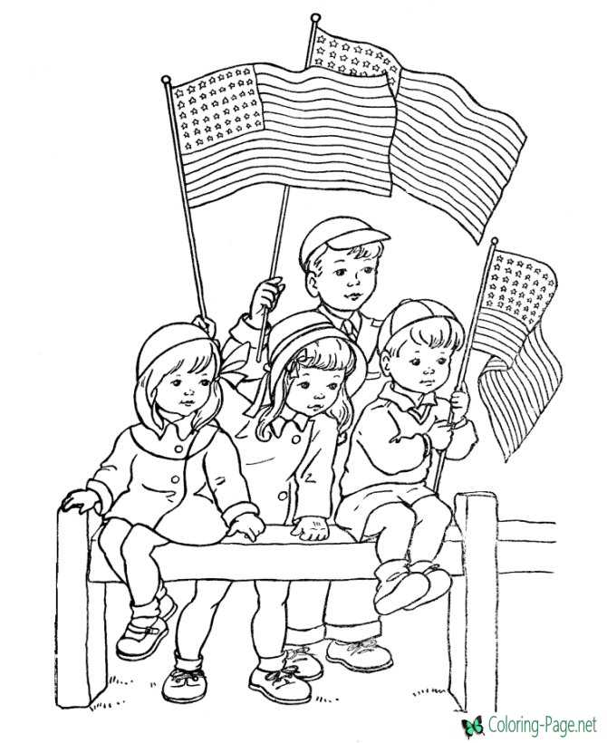 Veterans day coloring pages