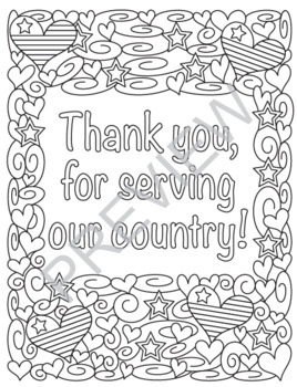 Veterans day coloring pages by color with kona tpt