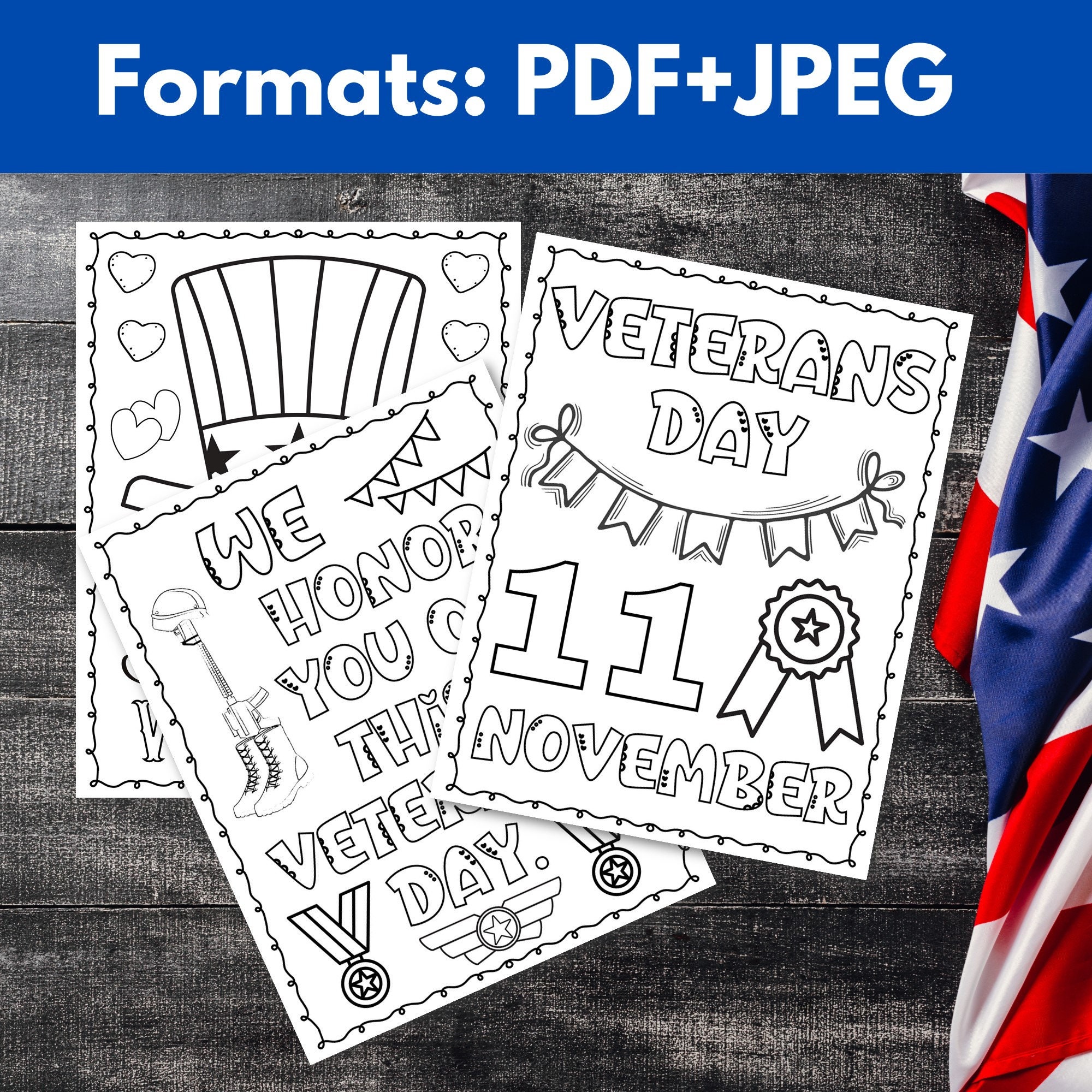 Patriotic veterans day coloring pages patriotic veterans day coloring sheets veterans day coloring book