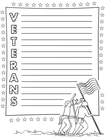 Free veterans day acrostic poems template