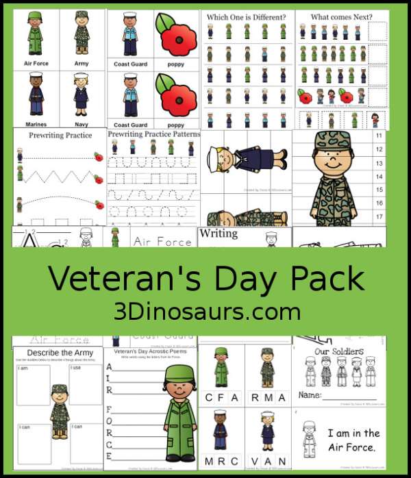 Veterans day activity pack for kids â lesson plans