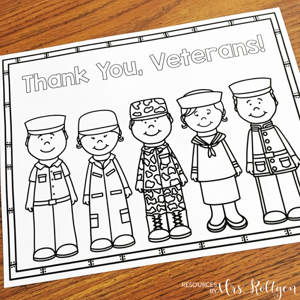 Veterans day activities freebie included veterans day activities veterans day coloring page remembrance day activities