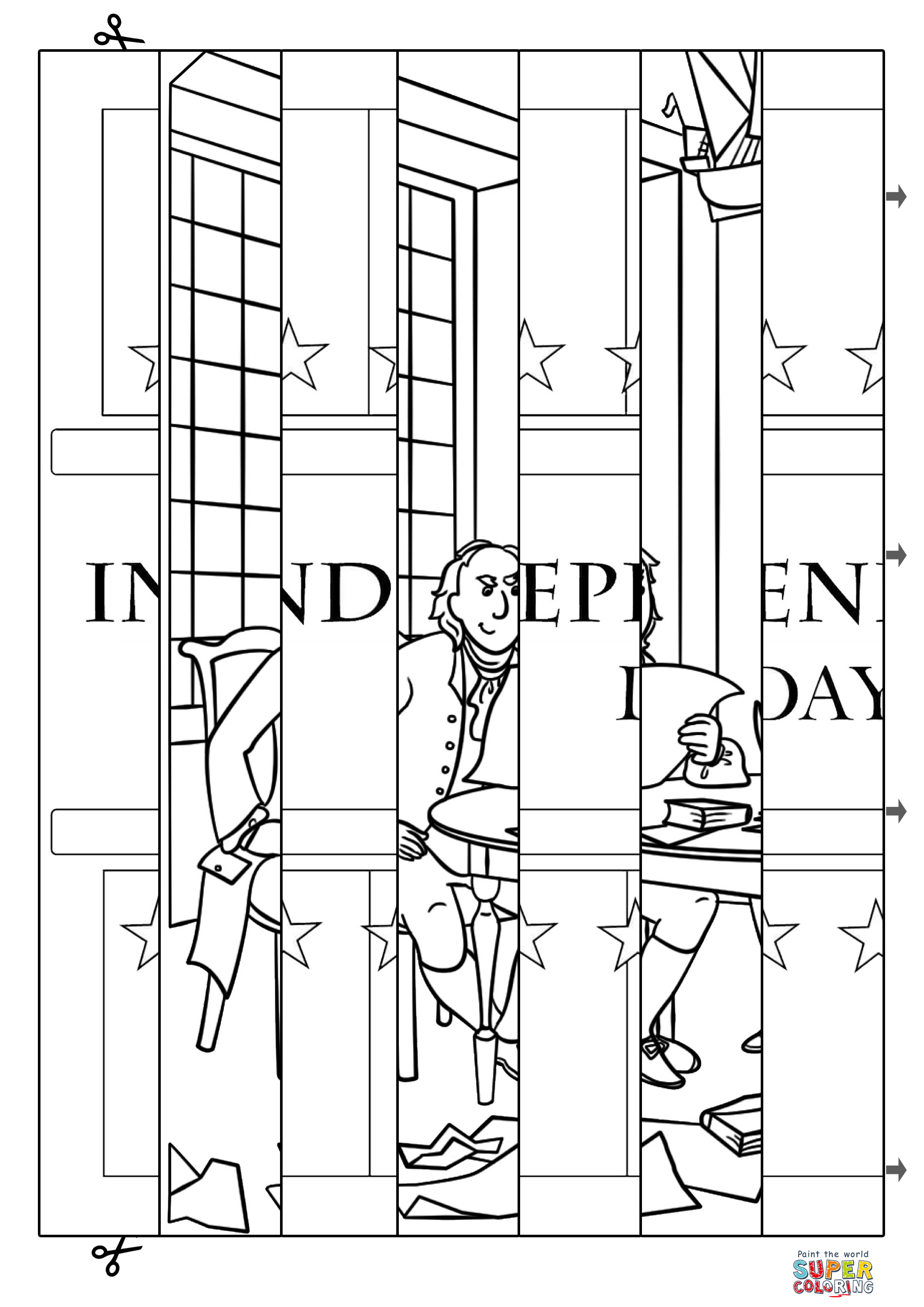 Us independence day agamograph template free printable papercraft templates