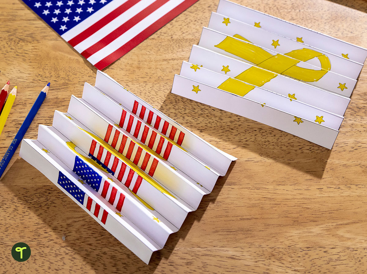 Memorial day art activity teach starter