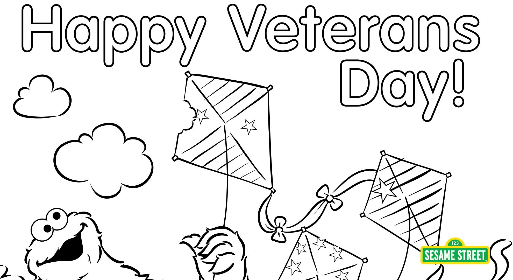 Veterans day printables sesame street pbs learningmedia