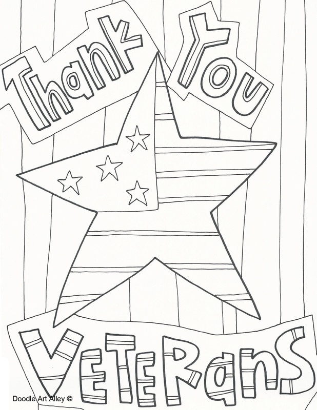 Veterans day coloring pages