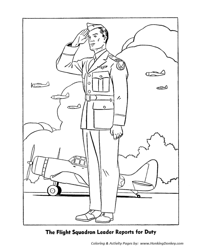 Veterans day coloring pages