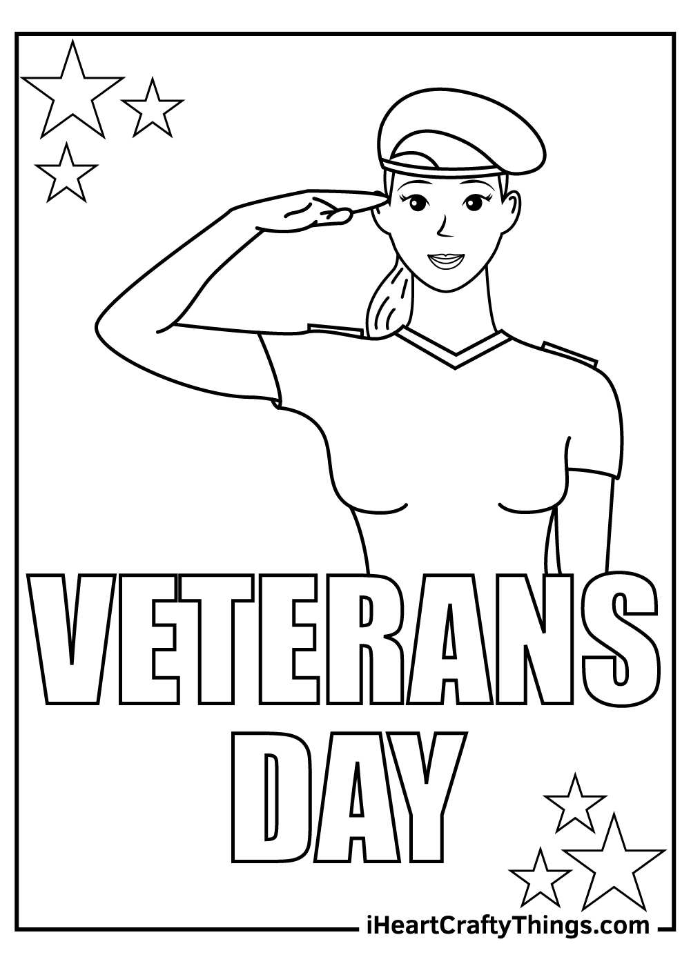 Veterans day coloring pages free printables