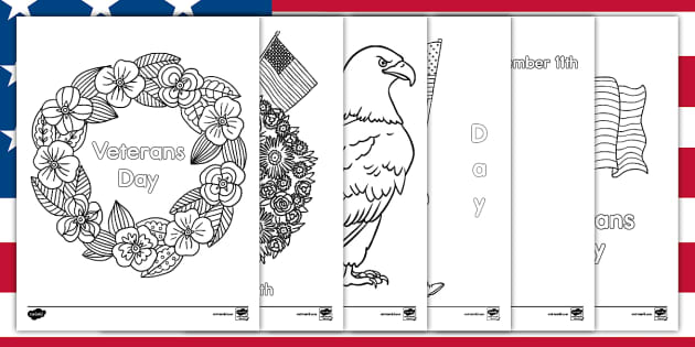 Veterans day coloring sheets