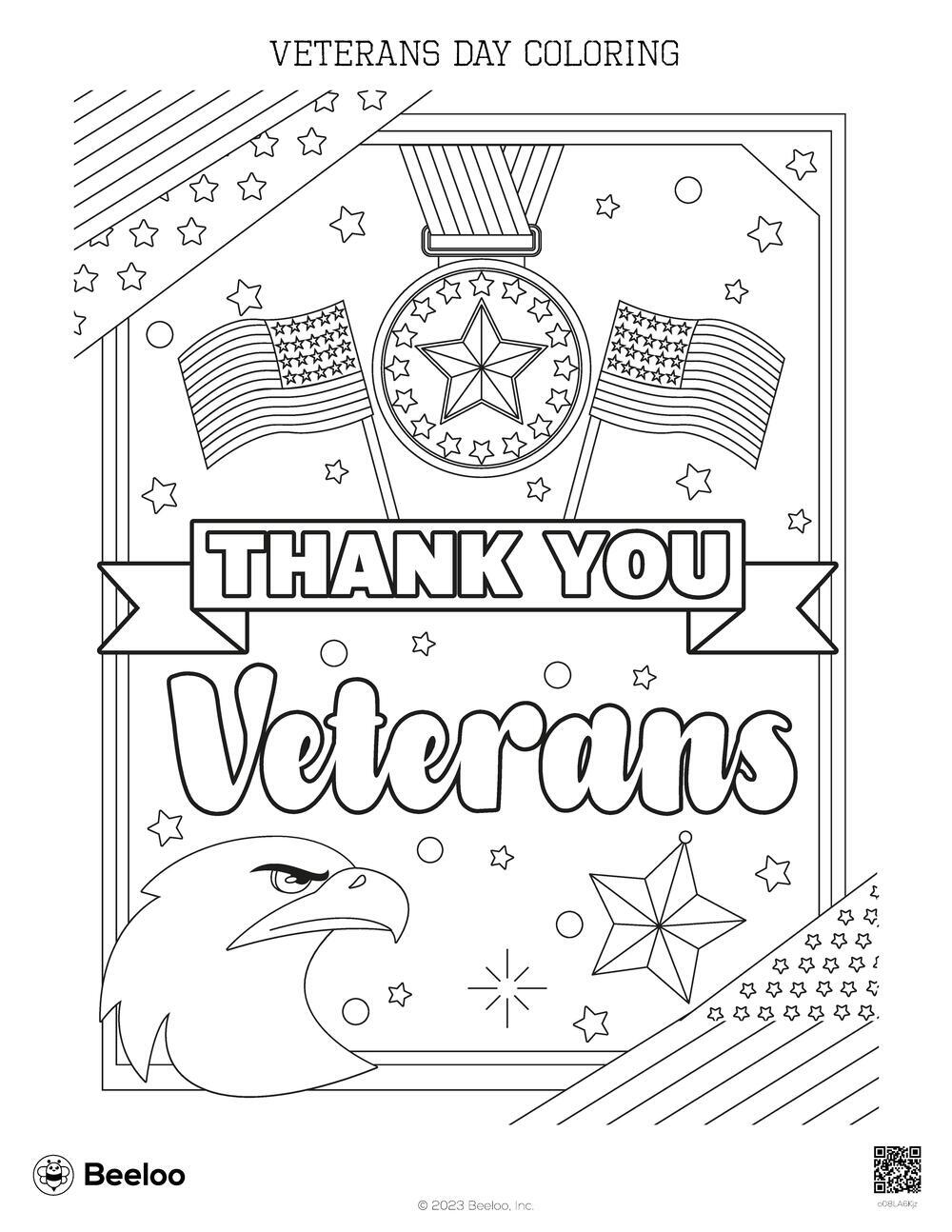 Veterans day coloring â printable crafts and activities for kids