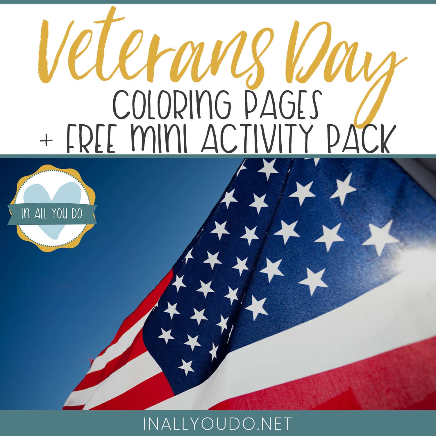 Veterans day coloring pages â free mini activity pack â in all you do