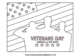 Veterans day louring page