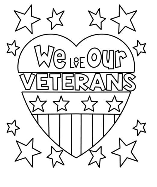 Veterans day coloring pages