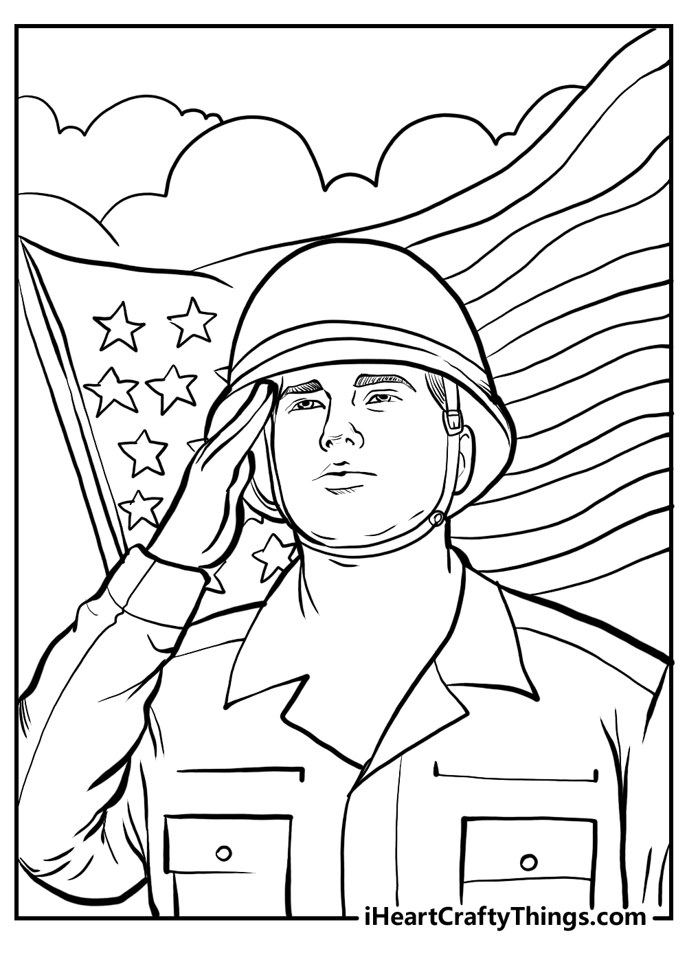 Veterans day coloring pages free printables