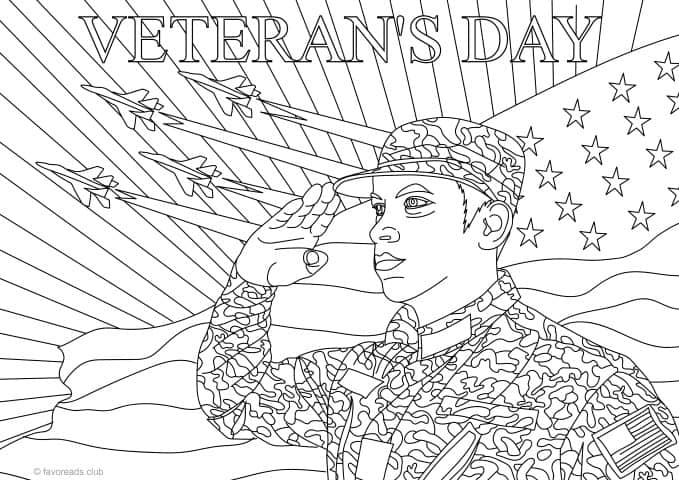 Veterans day â favoreads coloring club