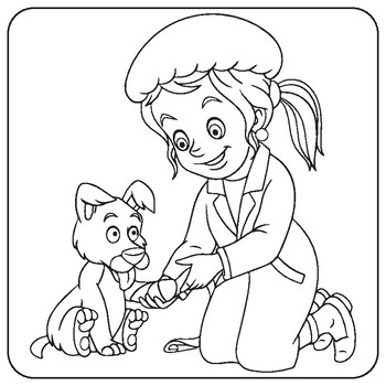 Veterinary anatomy coloring book for kids veterinary coloring pages