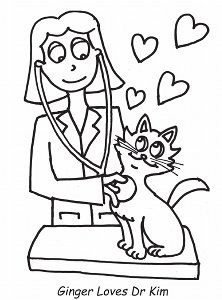 Vet coloring pages