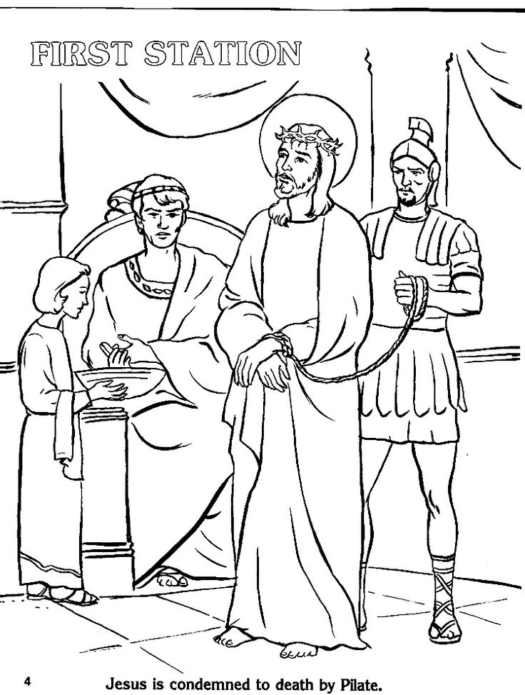 Catholic stations of the cross coloring pages cross coloring page jesus coloring pages coloring pages