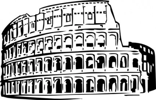 Vector de coliseo romano para descargar gratis