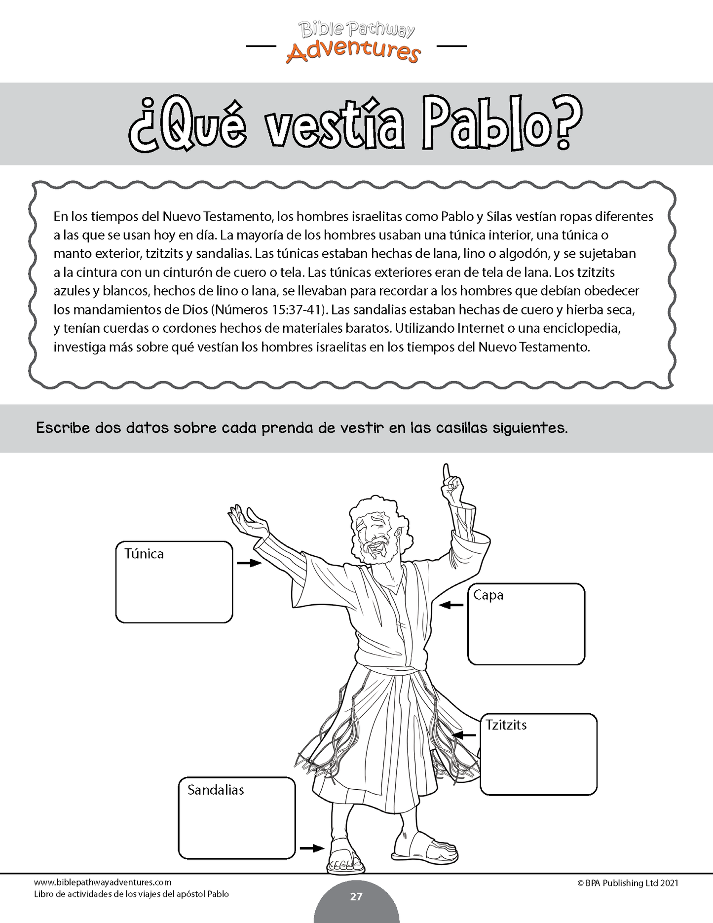 Libro de actividades de los viajes del apãstol pablo pdf â bible pathway adventures