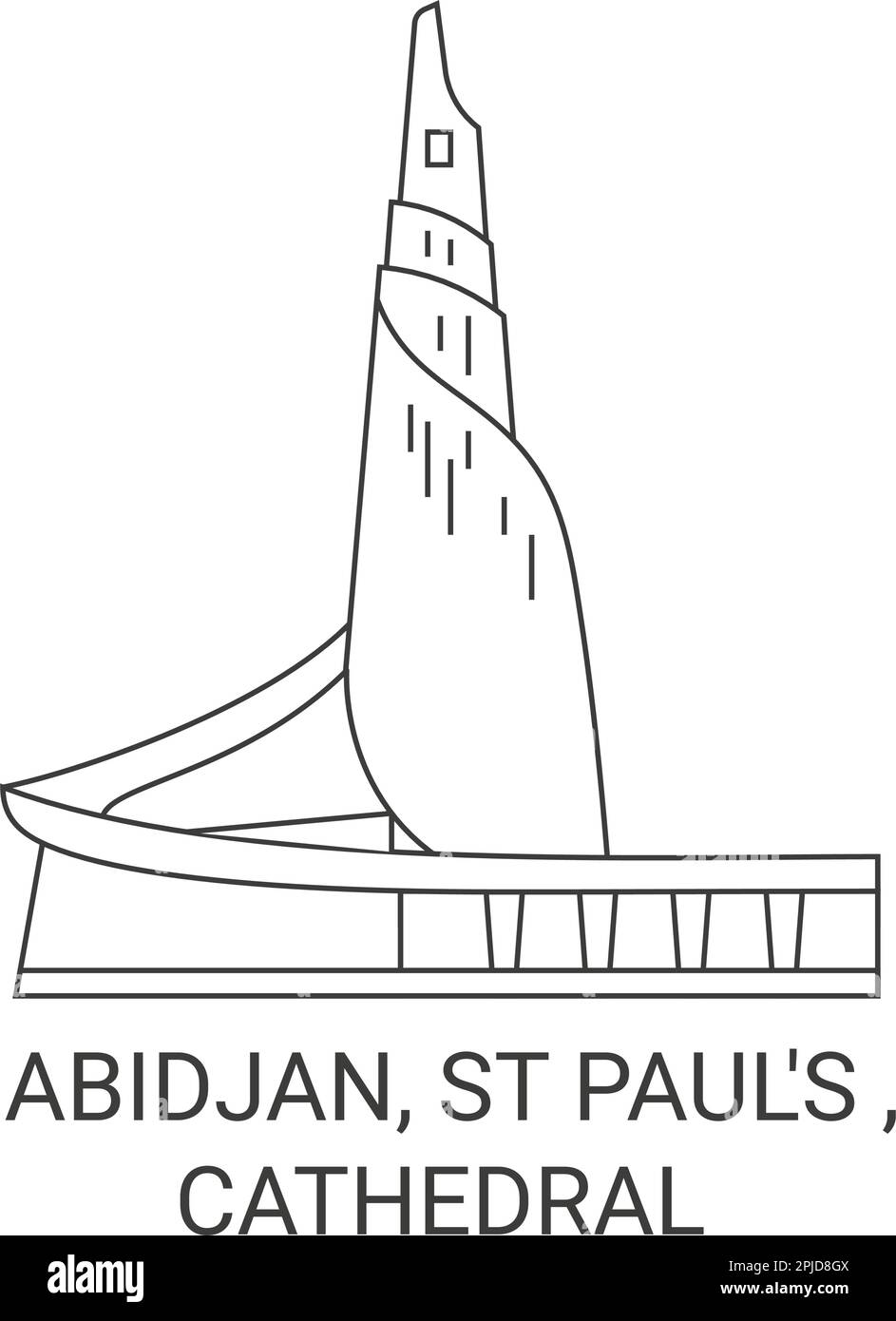 St pauls st imãgen vectorial de stock