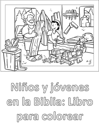 Niãos y jãven en la biblia libro para colorear pdf