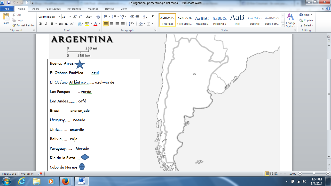 Argentina culture geography reading speaking and listening