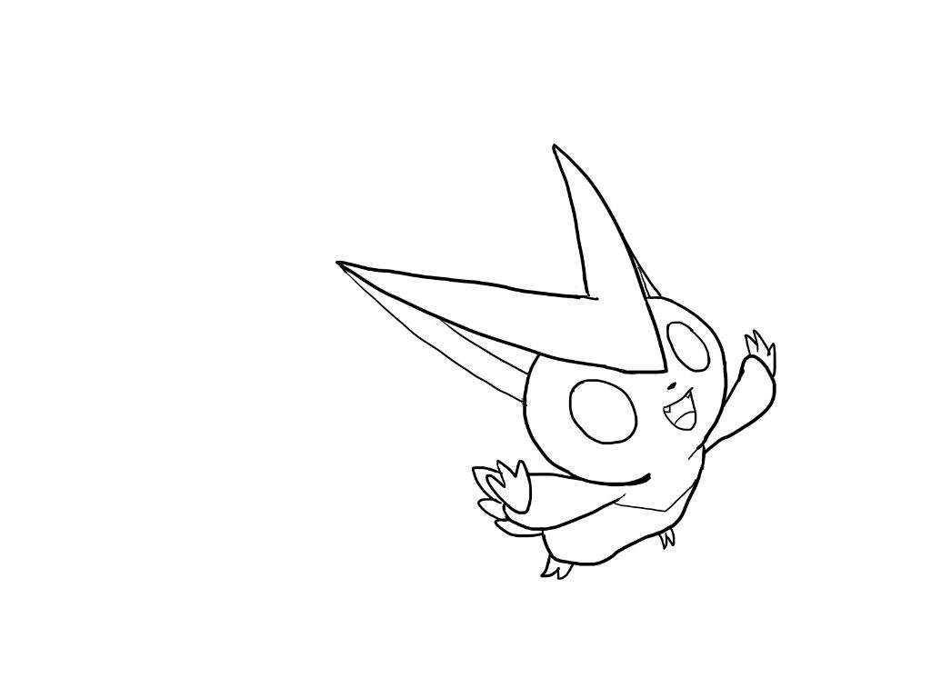 Shiny victini art pokãmon amino