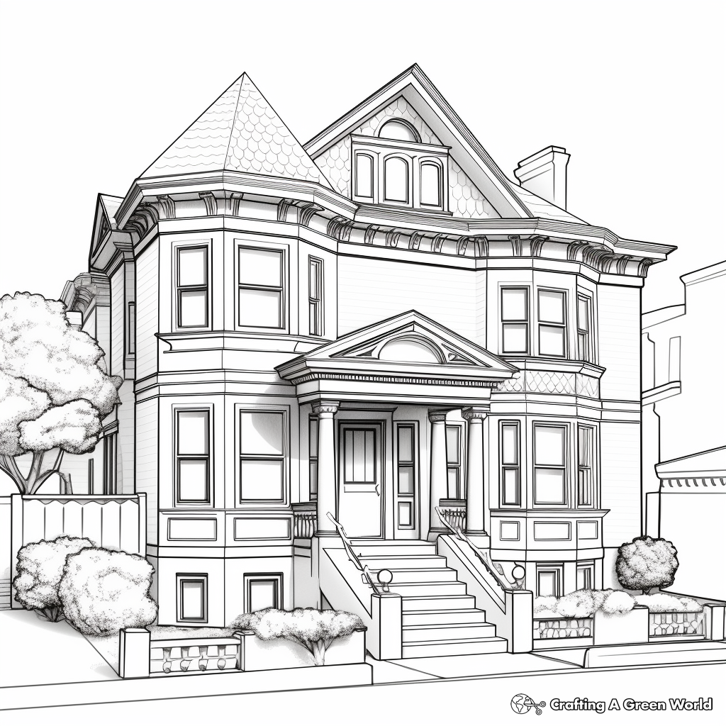 House coloring pages