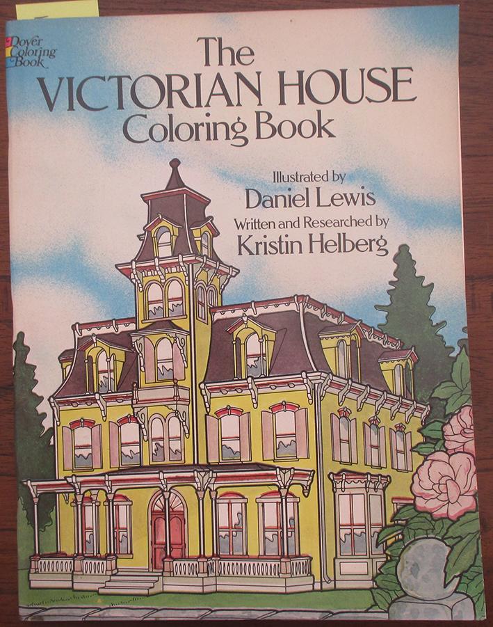 Victorian house coloring book the by helberg kristin good stapled soft cover first edition reading habit