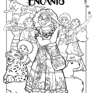 Encanto coloring pages printable for free download