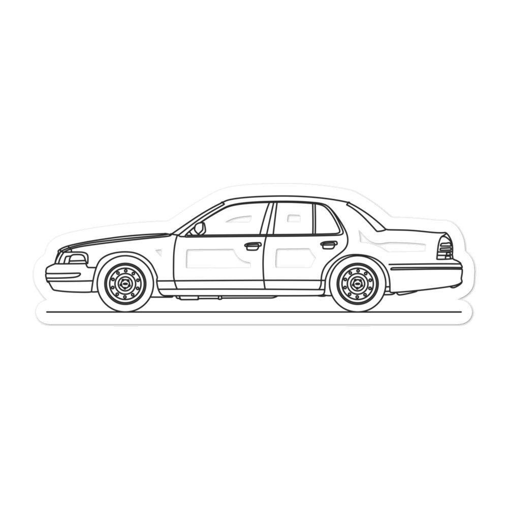 Ford crown victoria sticker â artlines design