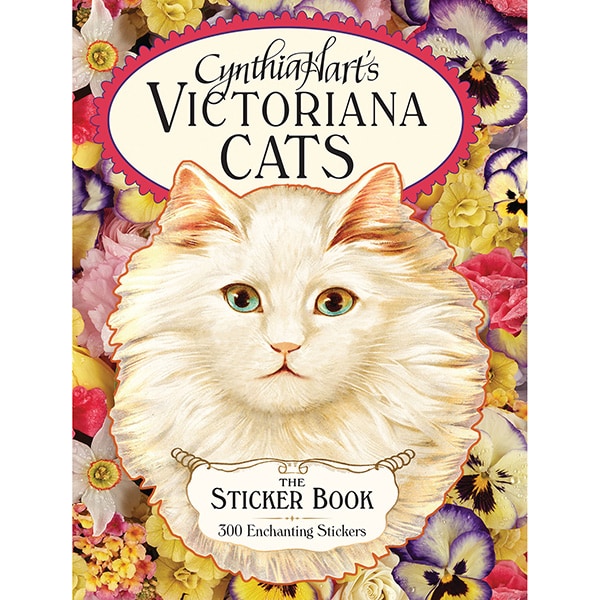 Cynthia harts victoriana cats the sticker book enchanting stickers acorn