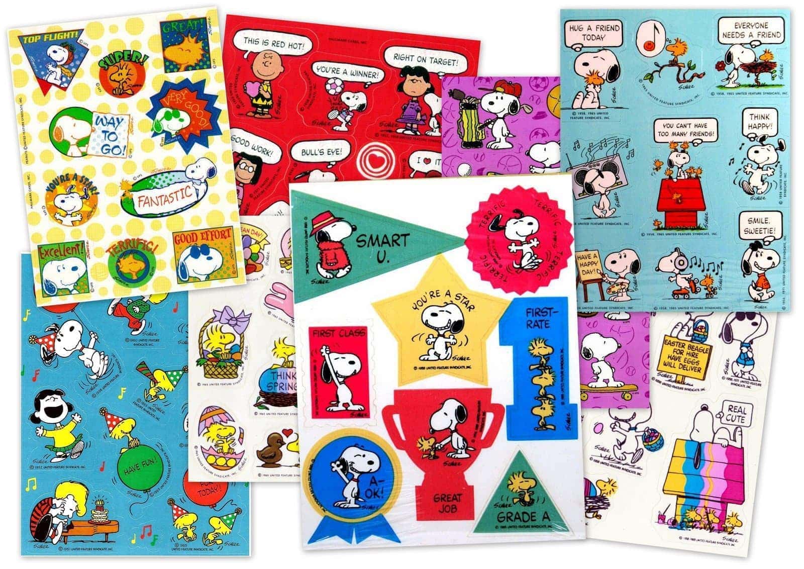 Celebrating snoopy snoopy stickers from the s s plus the most popular peanuts merch you can buy today