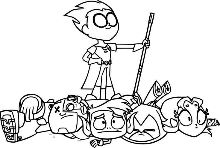 Teen titans coloring pages robin teen titans go victorious coloring page wecoloringpage