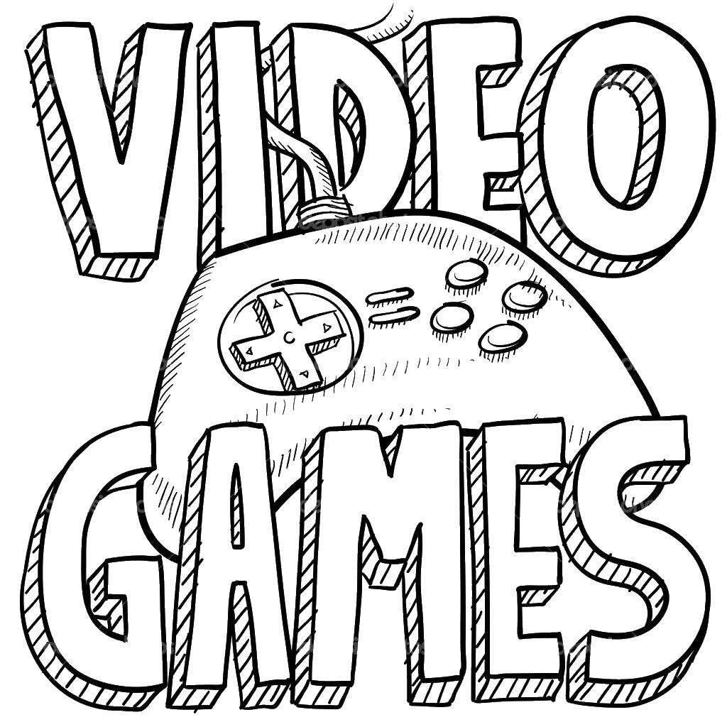 Online coloring pages coloring page video games game download print coloring page
