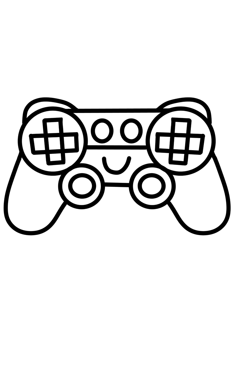 Fellow budz controller lineart for coloring