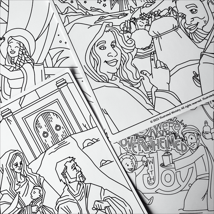 Epiphany coloring pages â illustrated ministry