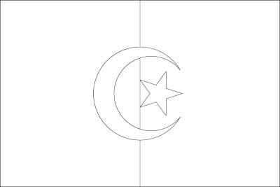 Coloring pages for the flags of the world