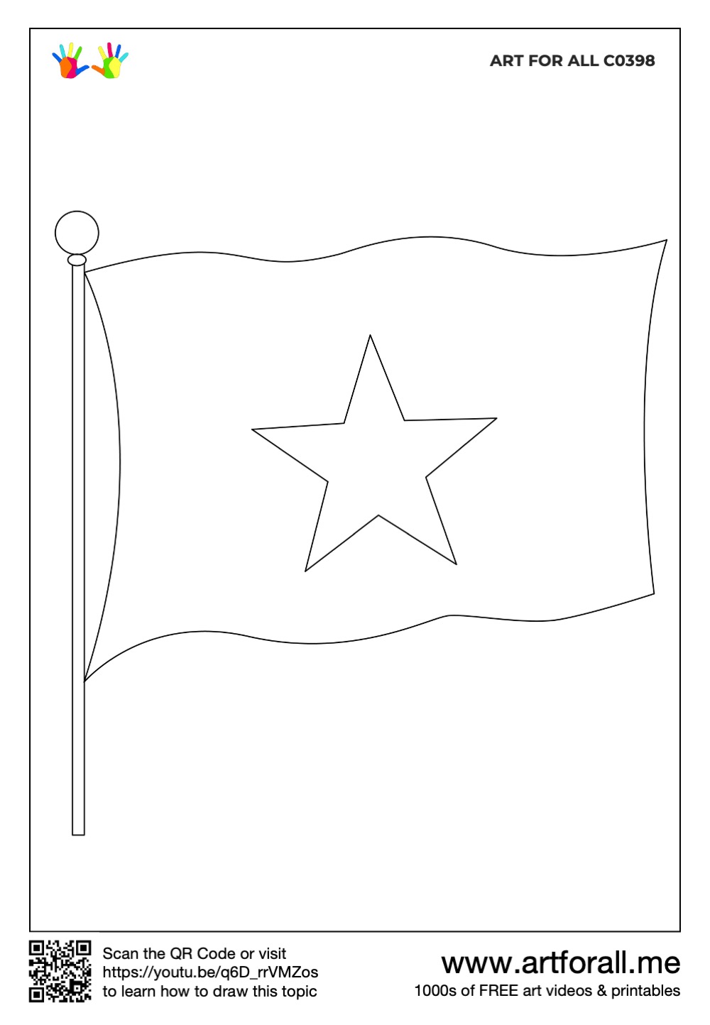 How to draw the national flag of vietnam