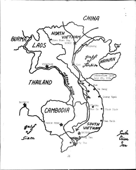 Vietnam map coloring pages