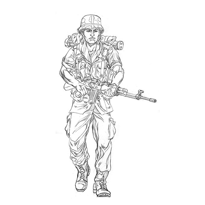 Giovanni alessi on x a soldiers destiny cover ing soon by astromica icbookcover art artwork map vietnam war soldier ics eura bonelliano artist artistsofinstagram portrait marines illustration draw drawing digital