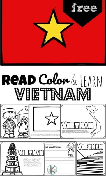 Free vietnam coloring page for kids to read color and learn for kids