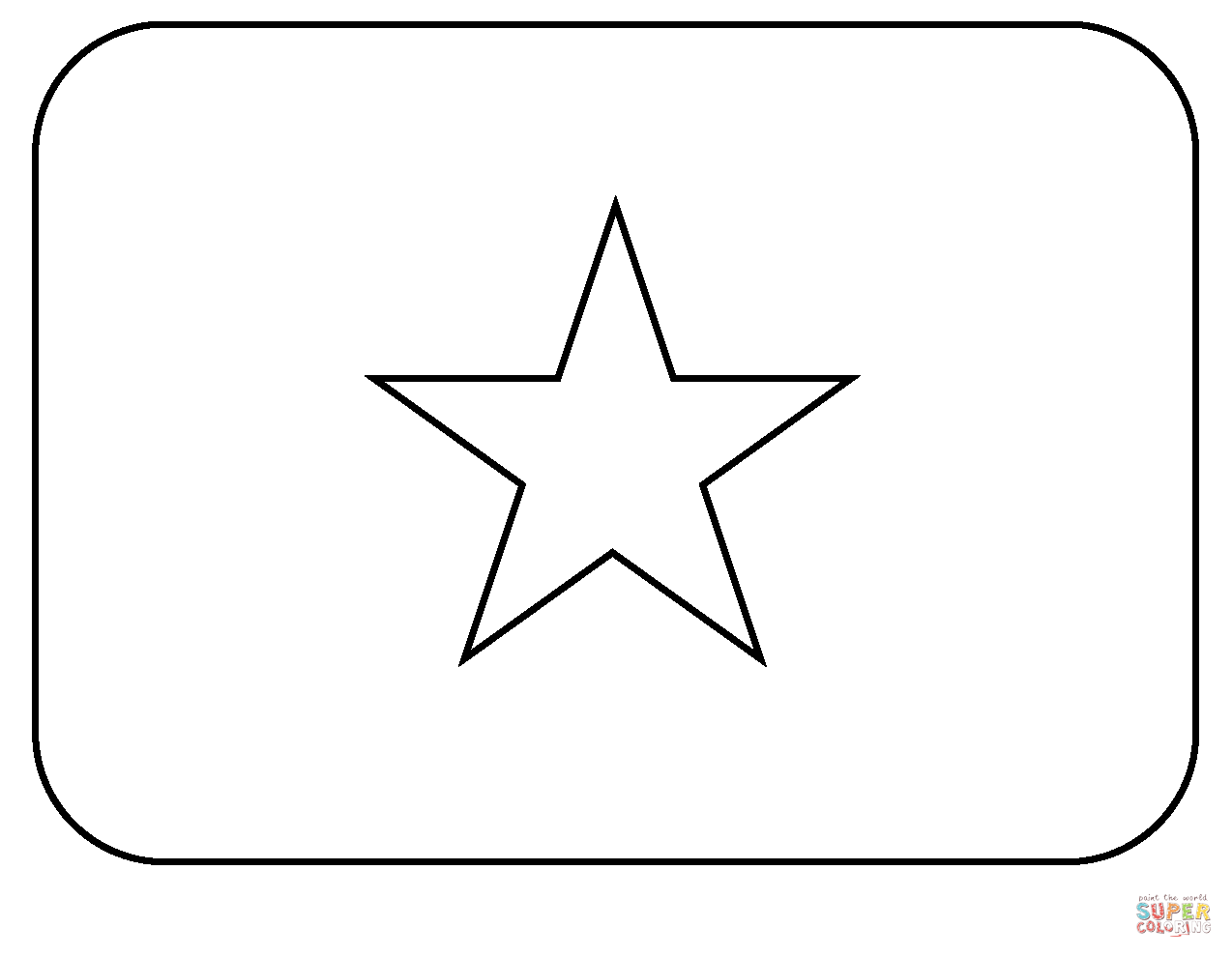 Flag of vietnam emoji coloring page free printable coloring pages