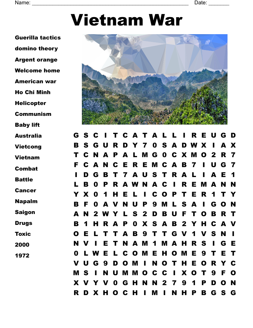 Vietnam word search