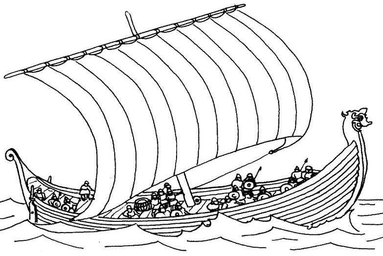 Viking adult coloring pages