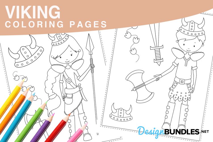 Viking coloring pages