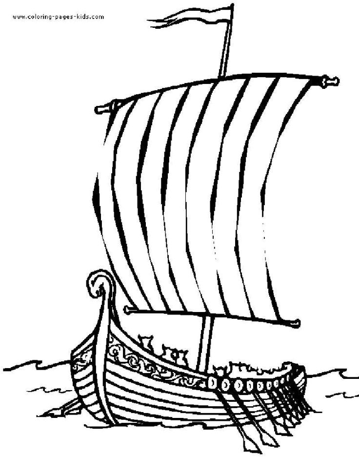 Printable boat coloring pages pdf