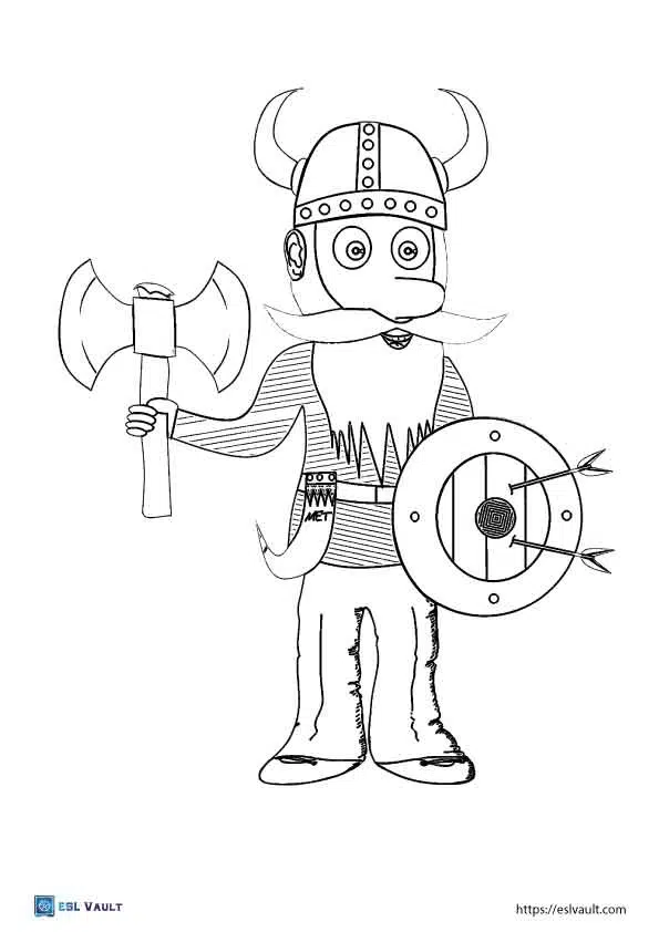 Viking coloring pages