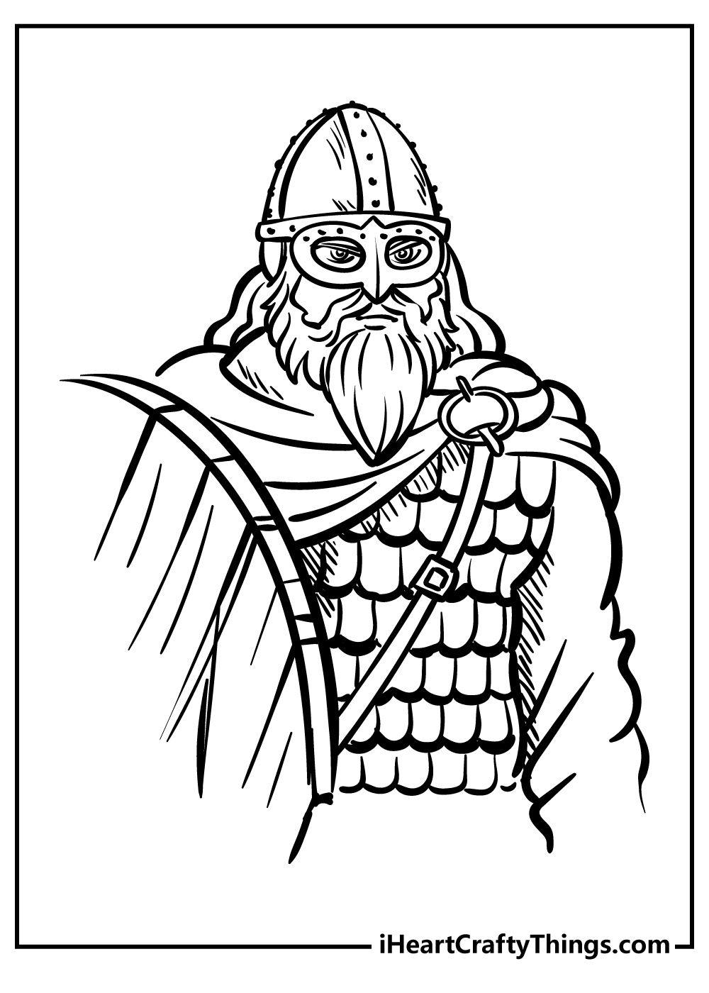 Viking coloring pages free printables